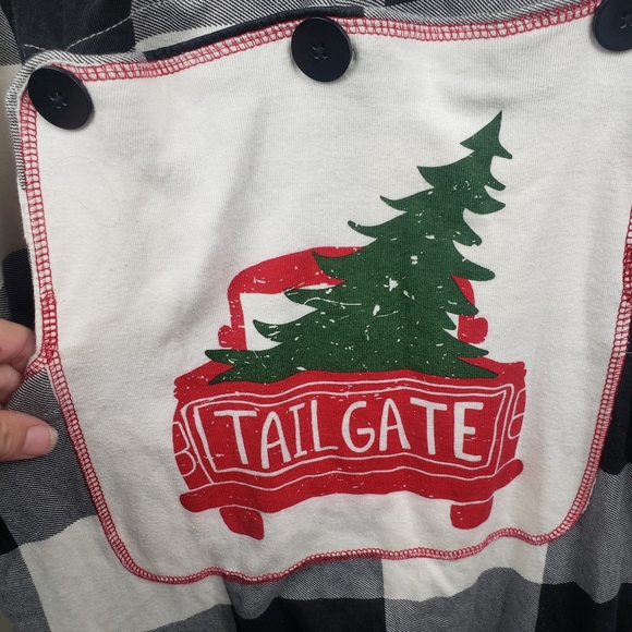 Lazy One Pajamas Sz Large Womens Buffalo Plaid Flap Jack 100% Cotton Long Sleeve - Picture 6 of 12